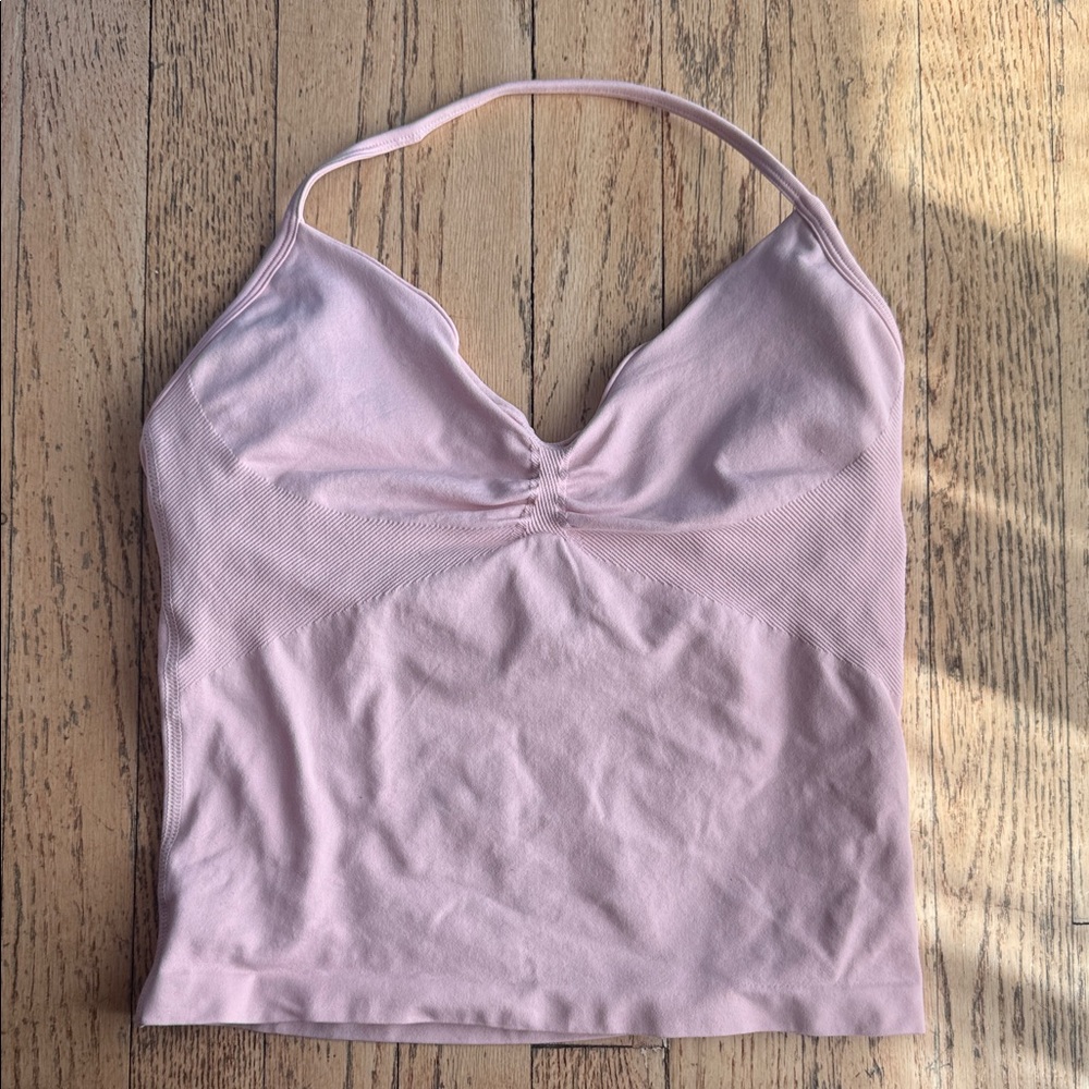Dfyne Impact Longline Strappy Top Pink Size Small